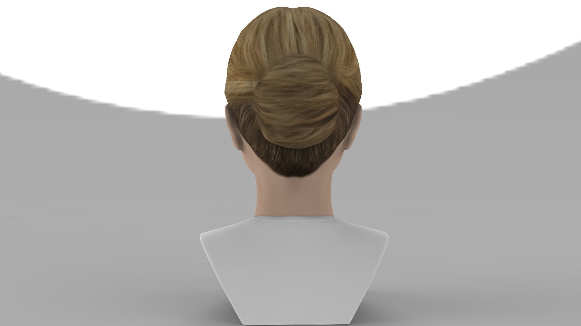 Ivanka Trump bust ready for full color 3D printing 3D print model_7