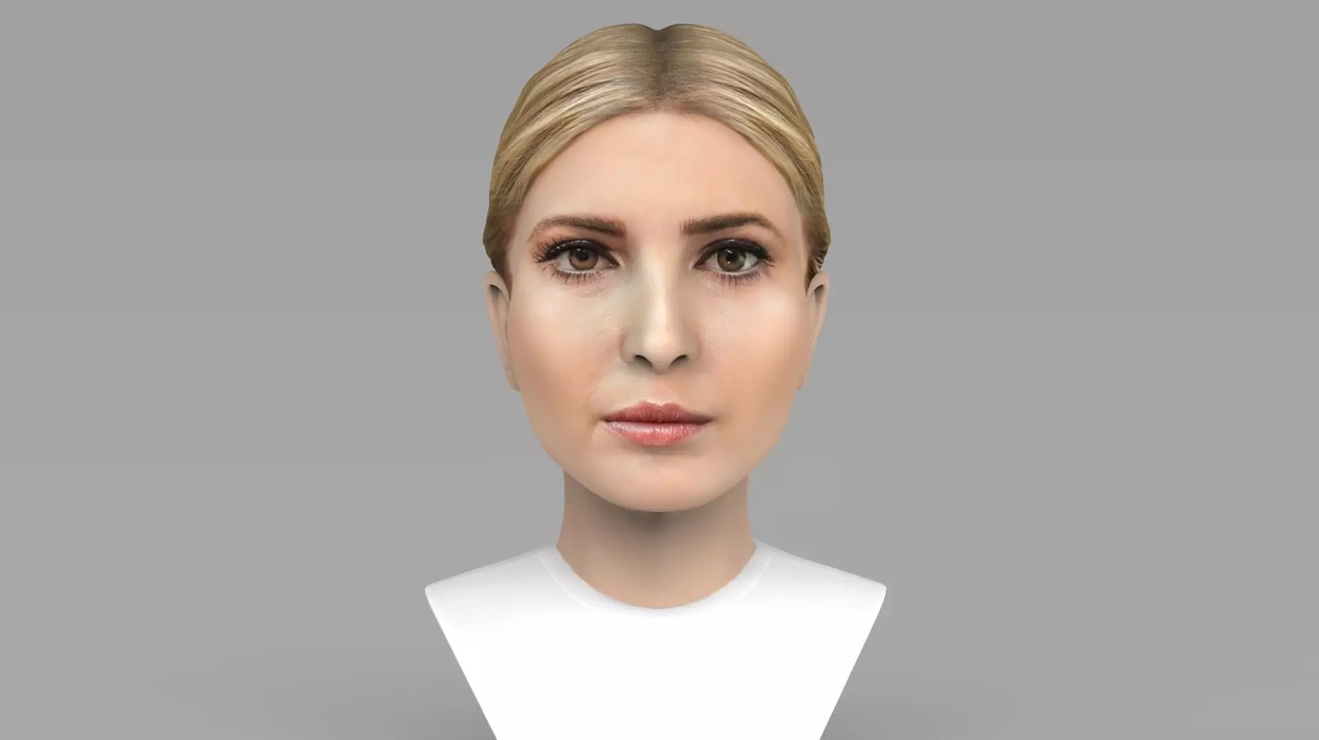 Ivanka Trump bust ready for full color 3D printing 3D print model_0