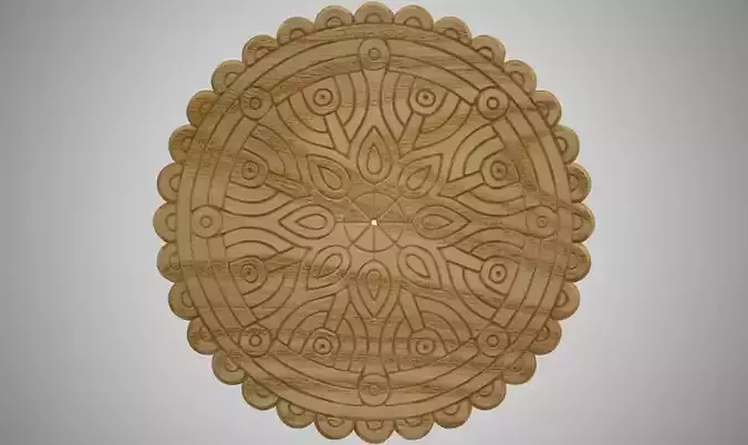 Wooden  Trivet 3D print model