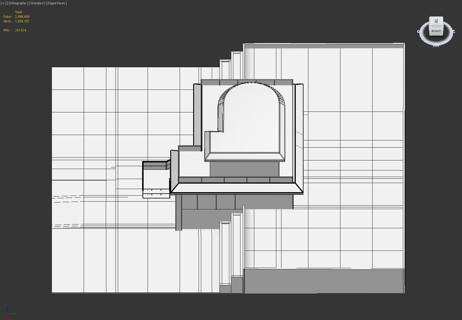 Luxury open plan house 3D model_16