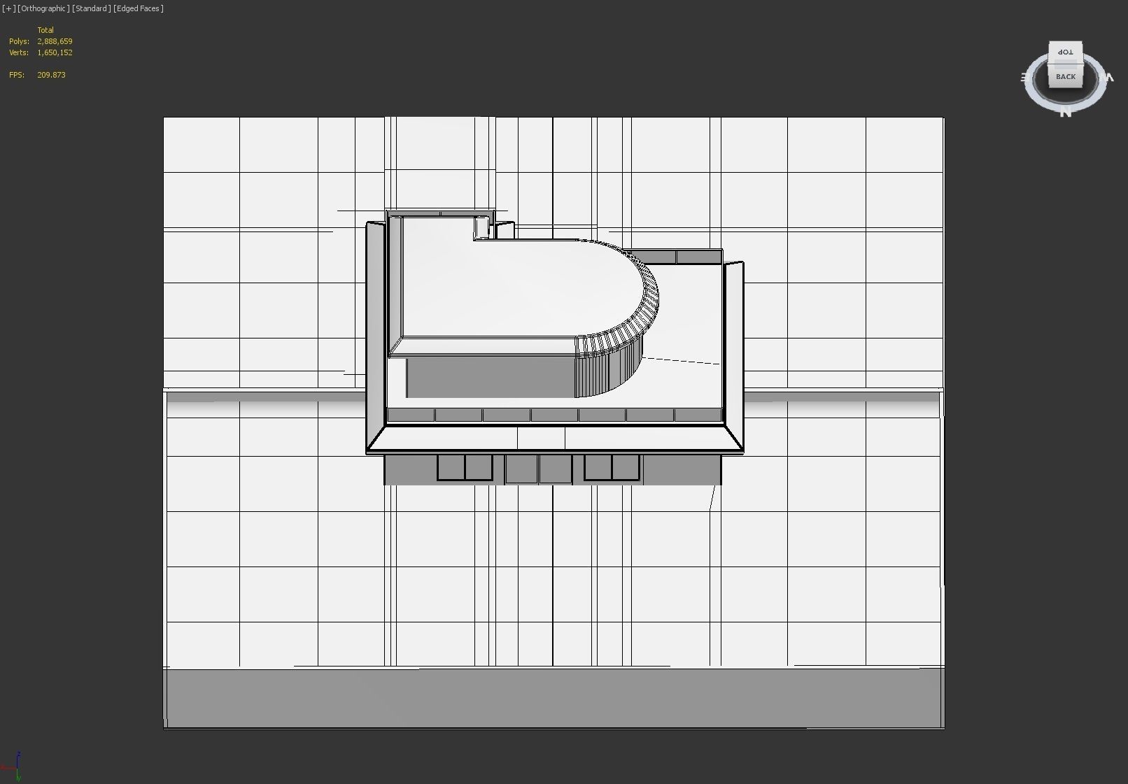 Luxury open plan house 3D model_17