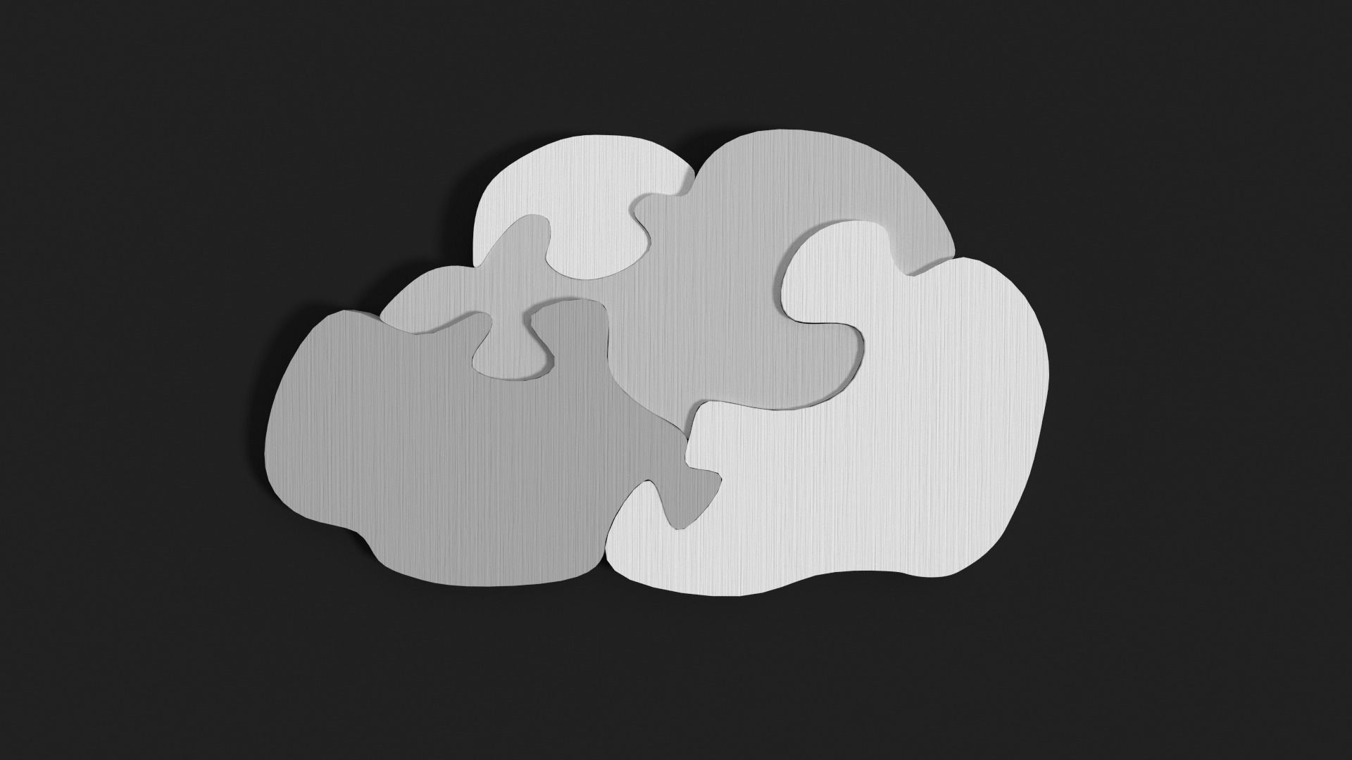 Cloud puzzle Free 3D model_0