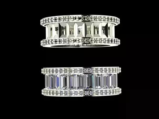Baguette ring
