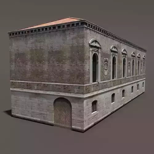 Venice Building 148 Low Poly
