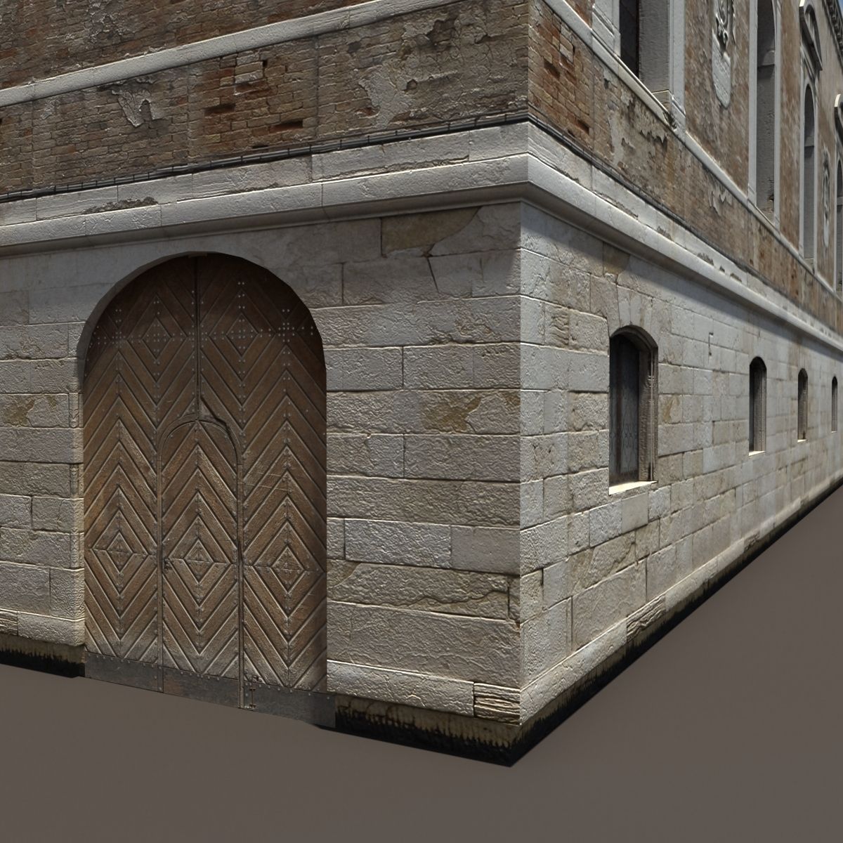 Venice Building 148 Low Poly Low-poly 3D model_5