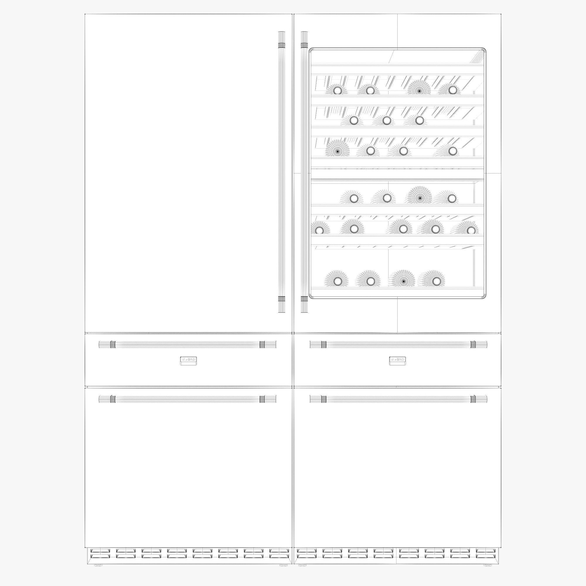 Asko RW 2826 S-RWF 2826 S refrigerator 3D model_4