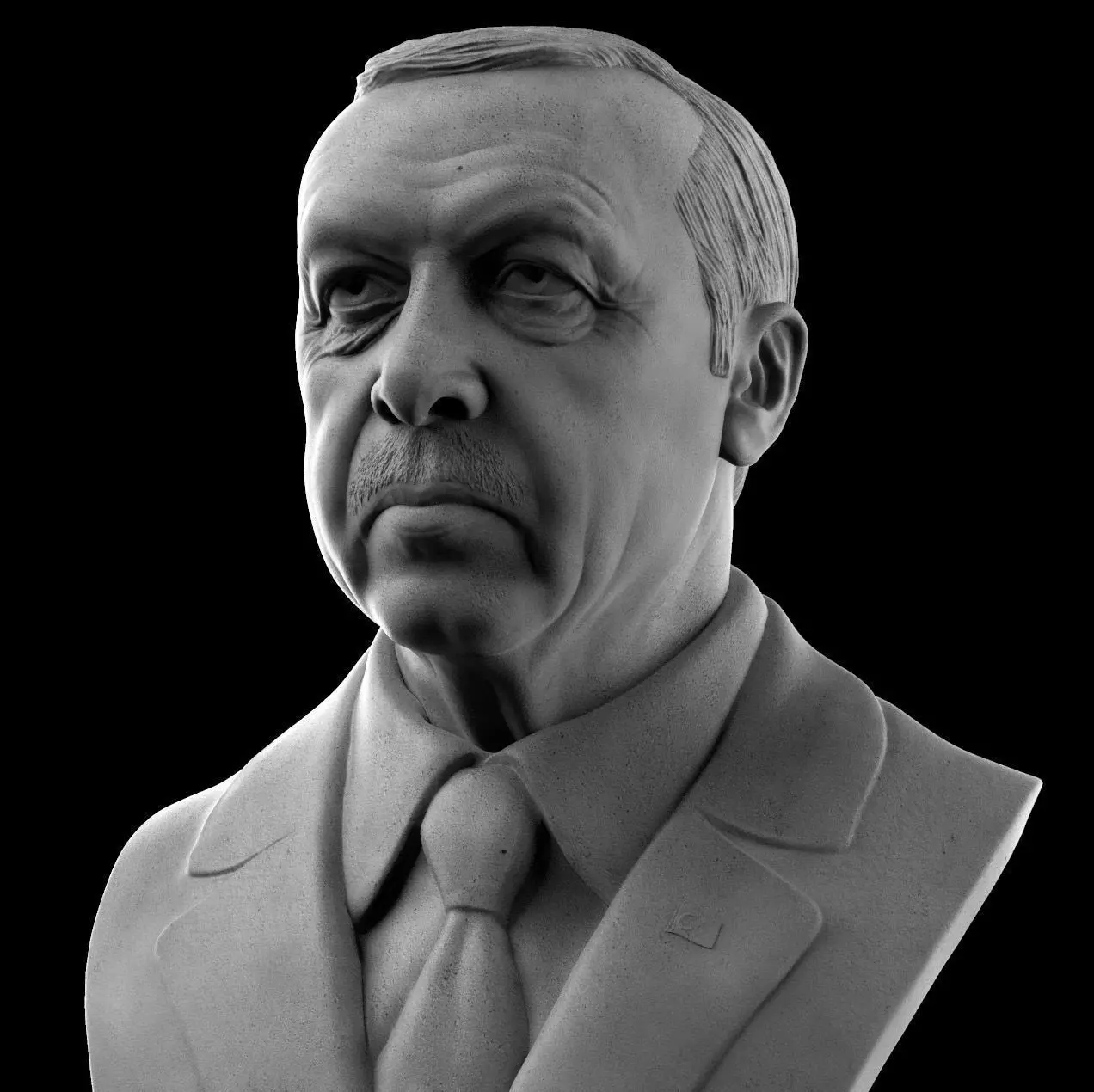 Recep Tayyip Erdogan 3D print model_0