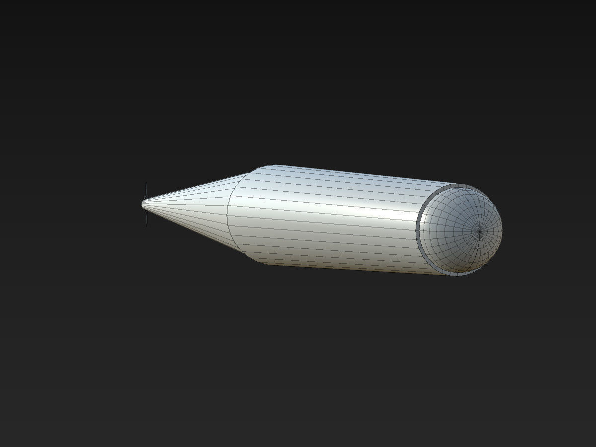 Medieval Winged Spear Low-poly 3D model_12