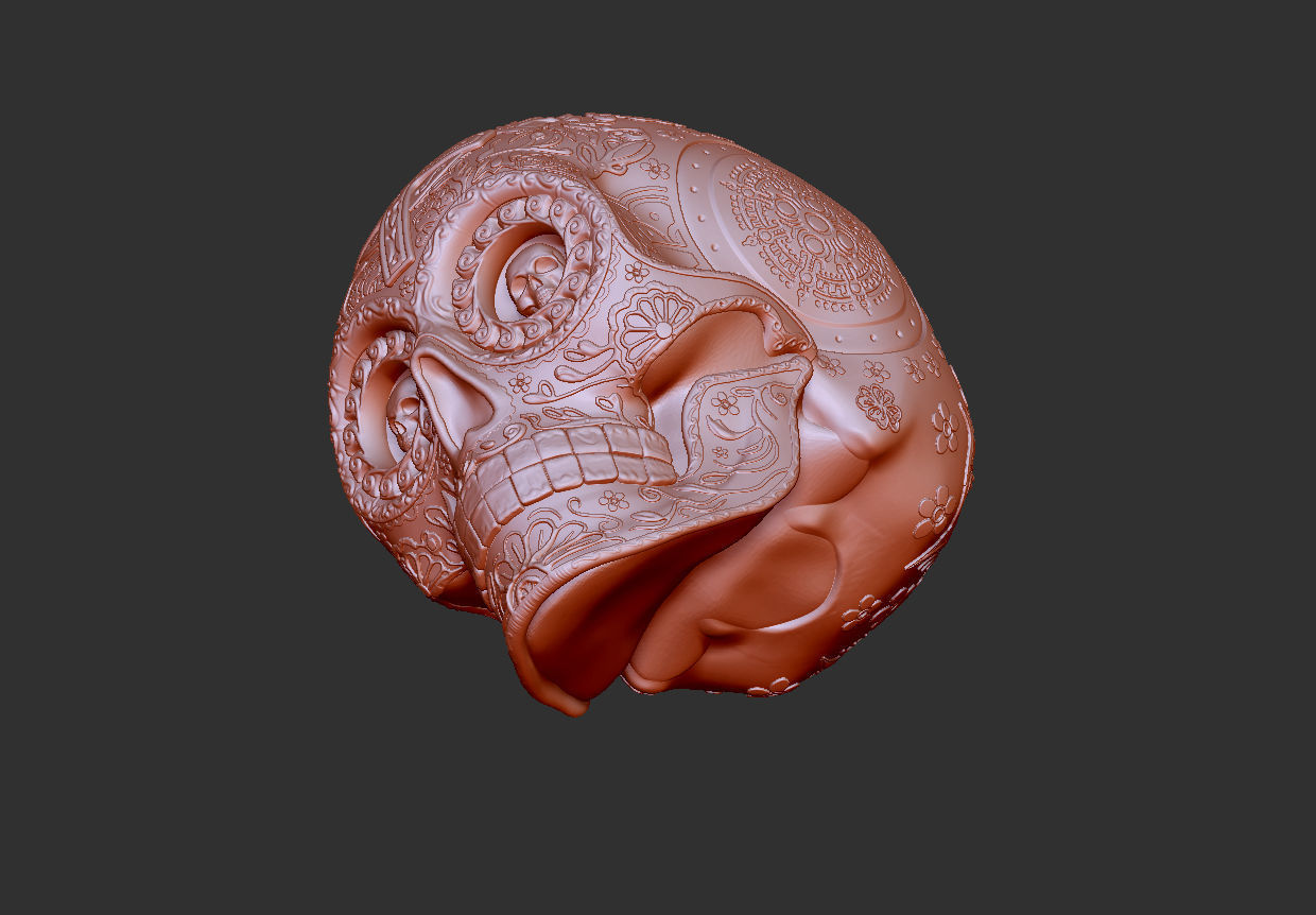 Skull chicano  3D print model_14