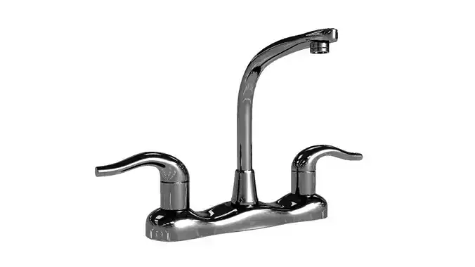 3D Tap kitchen faucet with two handles