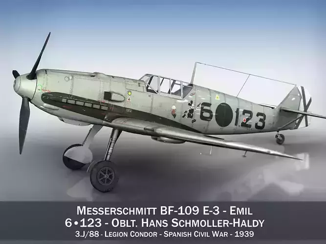 Messerschmitt - BF-109 E - 6-123