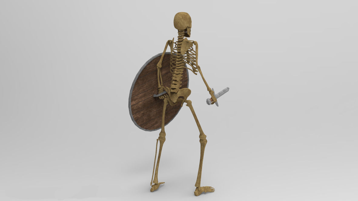 Skeleton Character 3D model_3