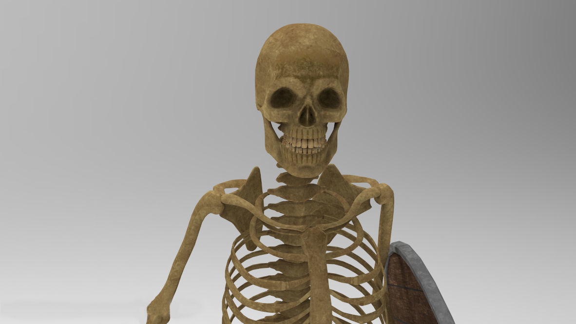 Skeleton Character 3D model_1