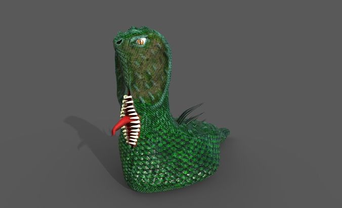 Snake Monster 3D model