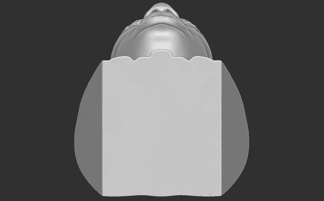 Martin Luther King bust 3D printing ready stl obj formats 3D print model_28