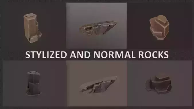 STYLIZED - NORMAL ROCKS PACK