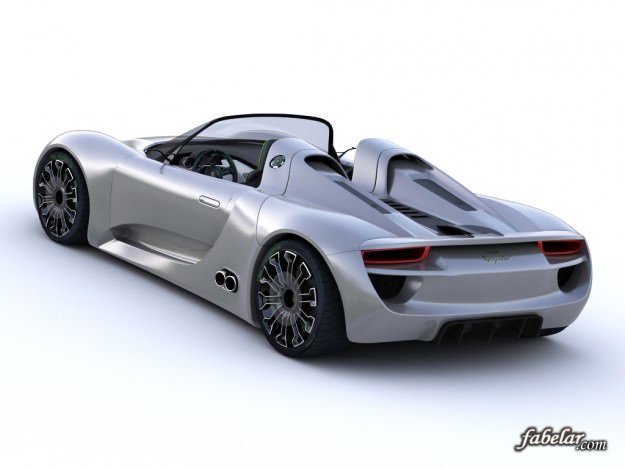 Porsche 918 spyder Vray 3D model_2