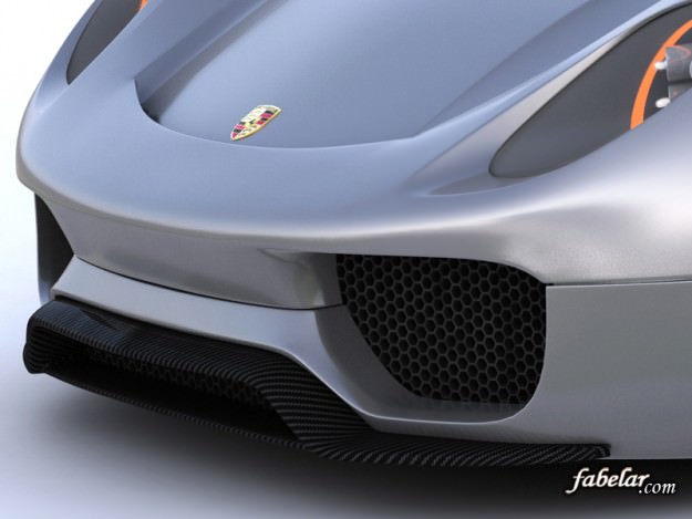 Porsche 918 spyder Vray 3D model_9