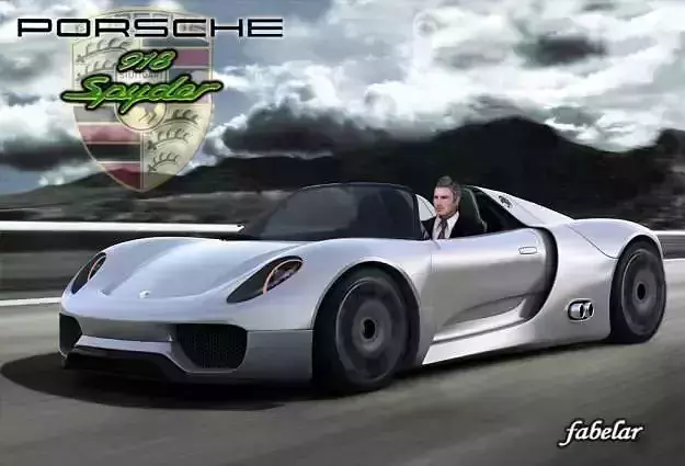 Porsche 918 spyder Vray 3D model