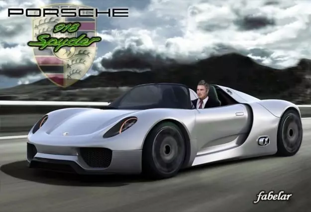 Porsche 918 spyder Vray 3D model_0