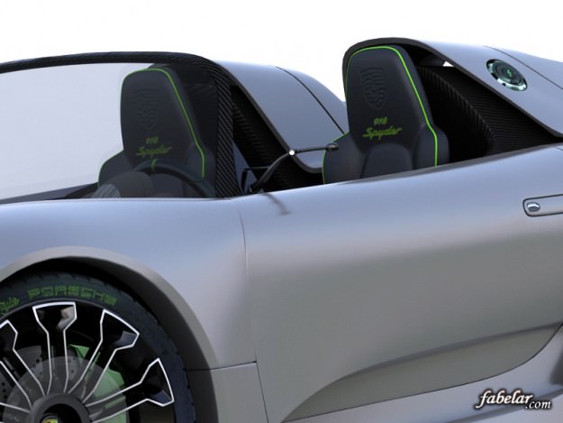 Porsche 918 spyder Vray 3D model_7