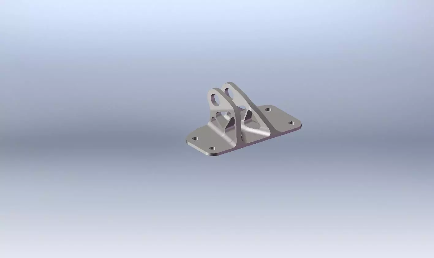 GE Jet engine bracket Free 3D model