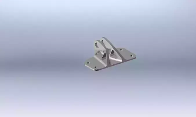 GE Jet engine bracket Free 3D model