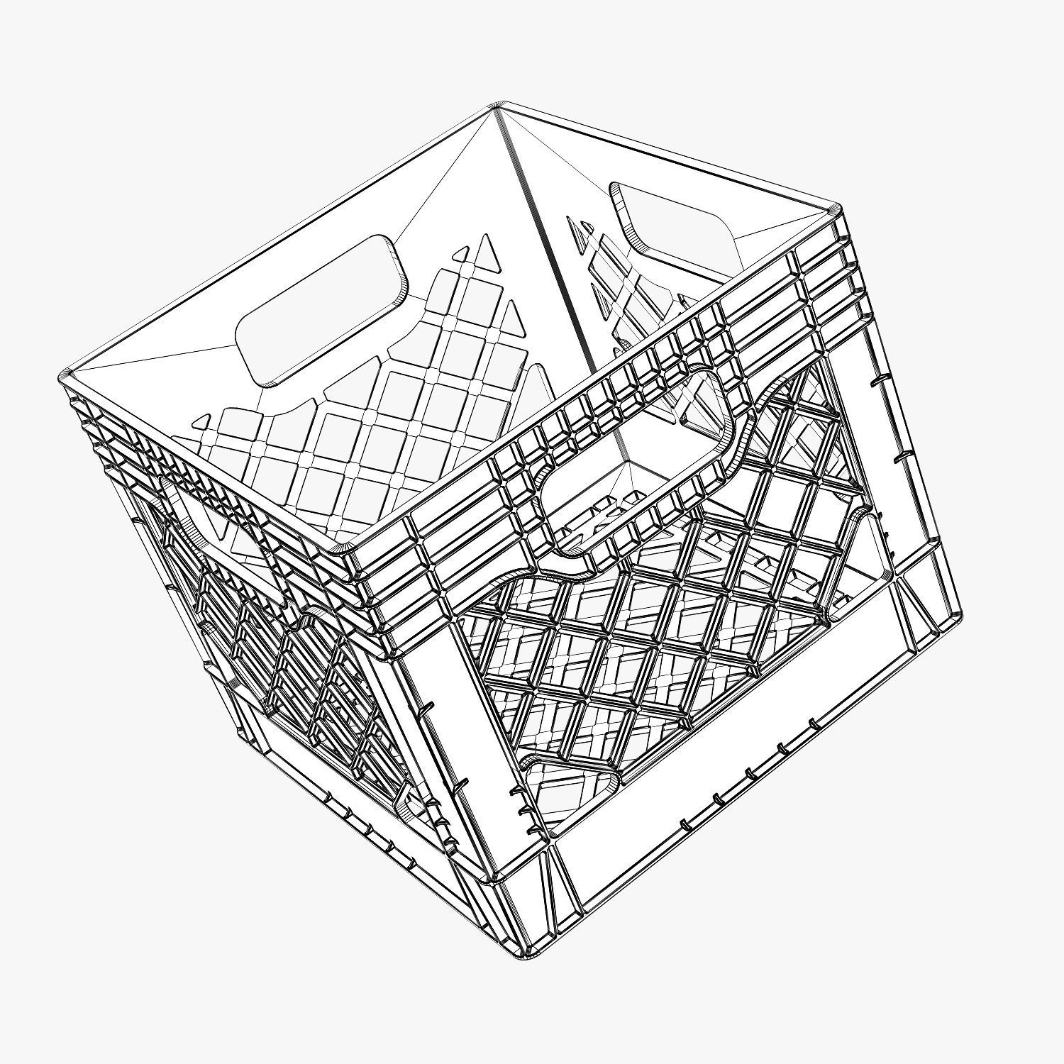 Crate and barrel decoration children room set 001 3D model_11