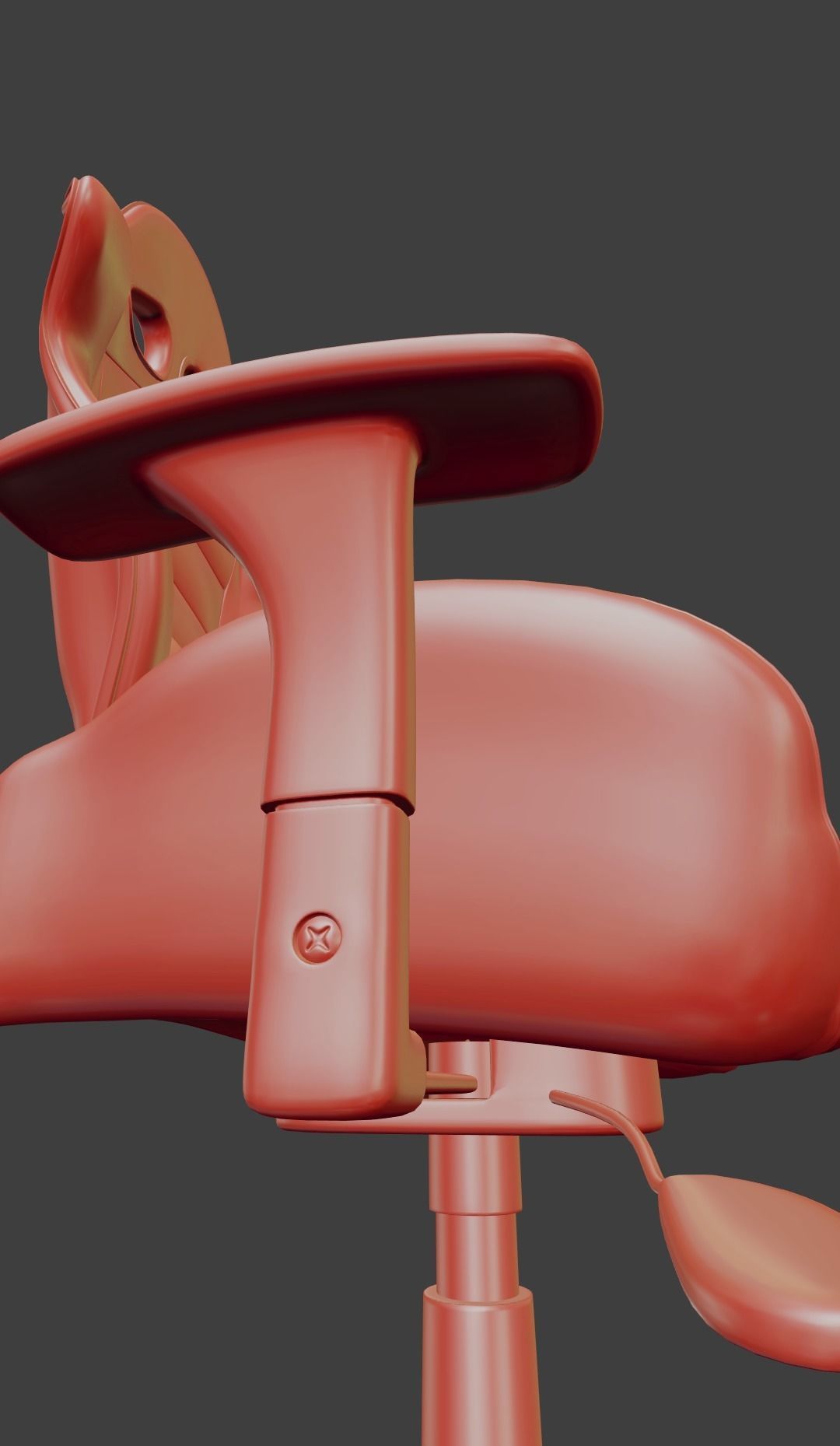 gaming chair  3D model_10