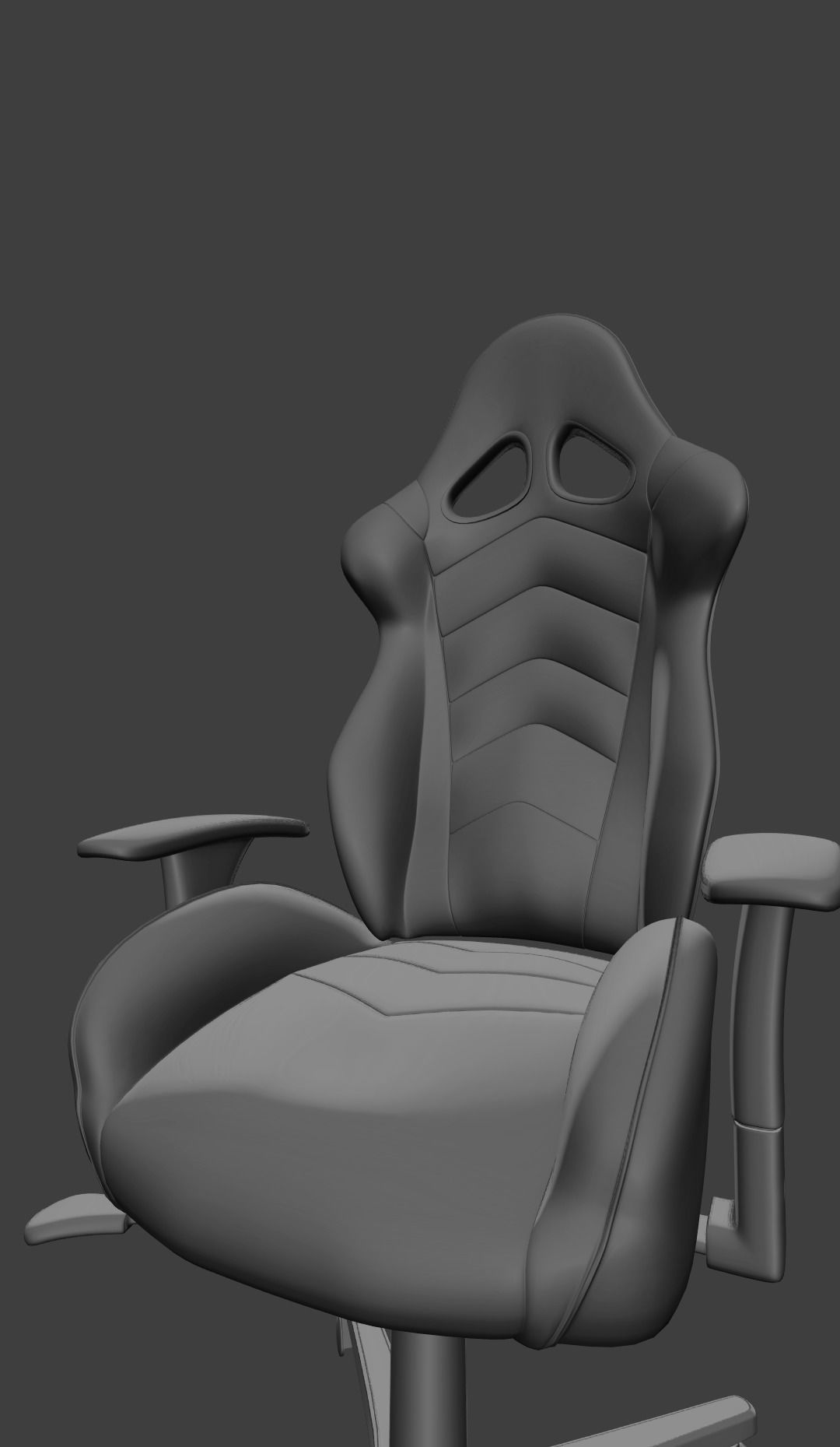 gaming chair  3D model_11