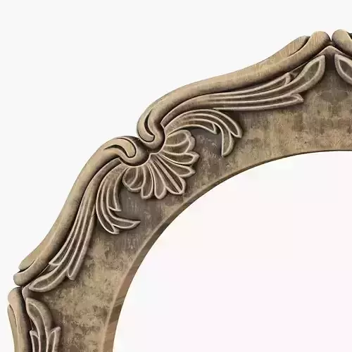 Frame round ornate