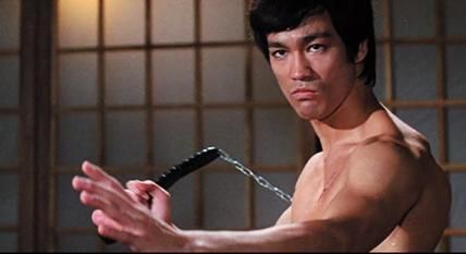 Bruce Lee cartoon statue 3D print model_4