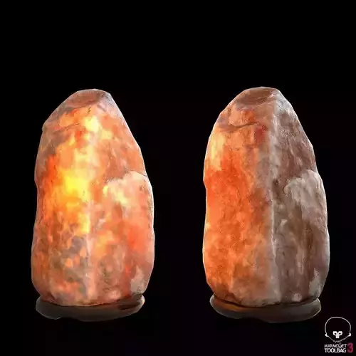 Himalayan Salt Lamp Pbr Low-poly 3D model