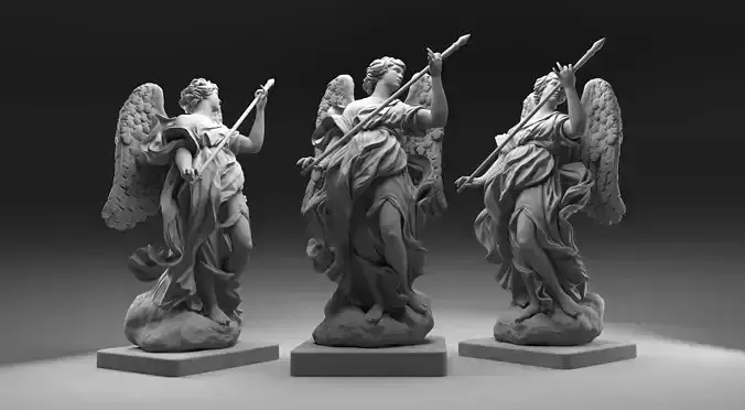 Angel Statue 3D print model