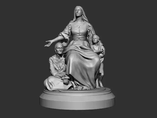 Statue sculpture  3D print model
