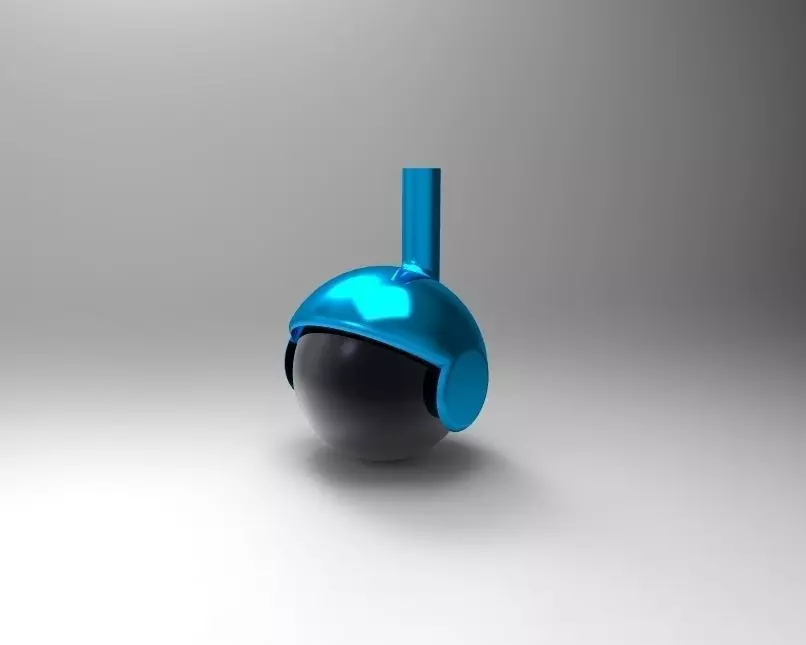 Ball caster Free 3D model_0