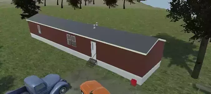 mobile home 3D model