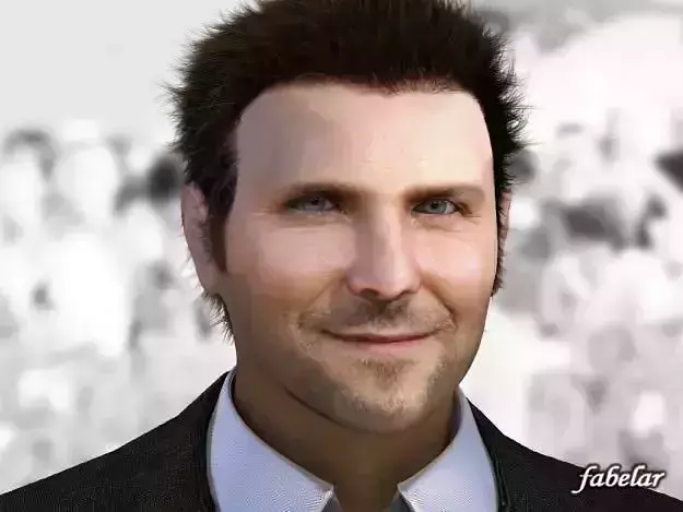 Bradley Cooper Vray 3D model