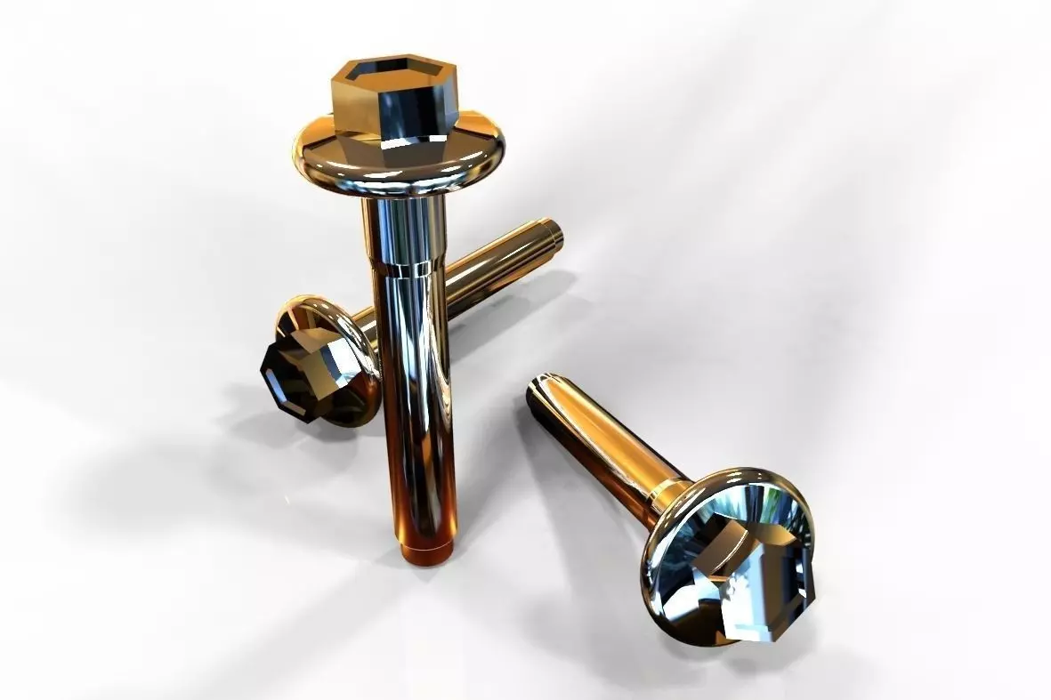 Rocker bolt Free 3D model