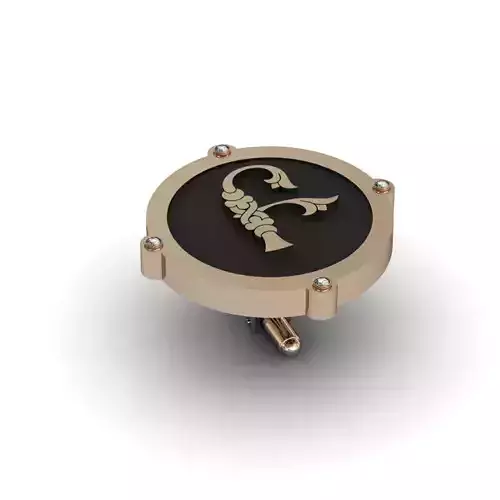 Cufflinks with armenian letter B