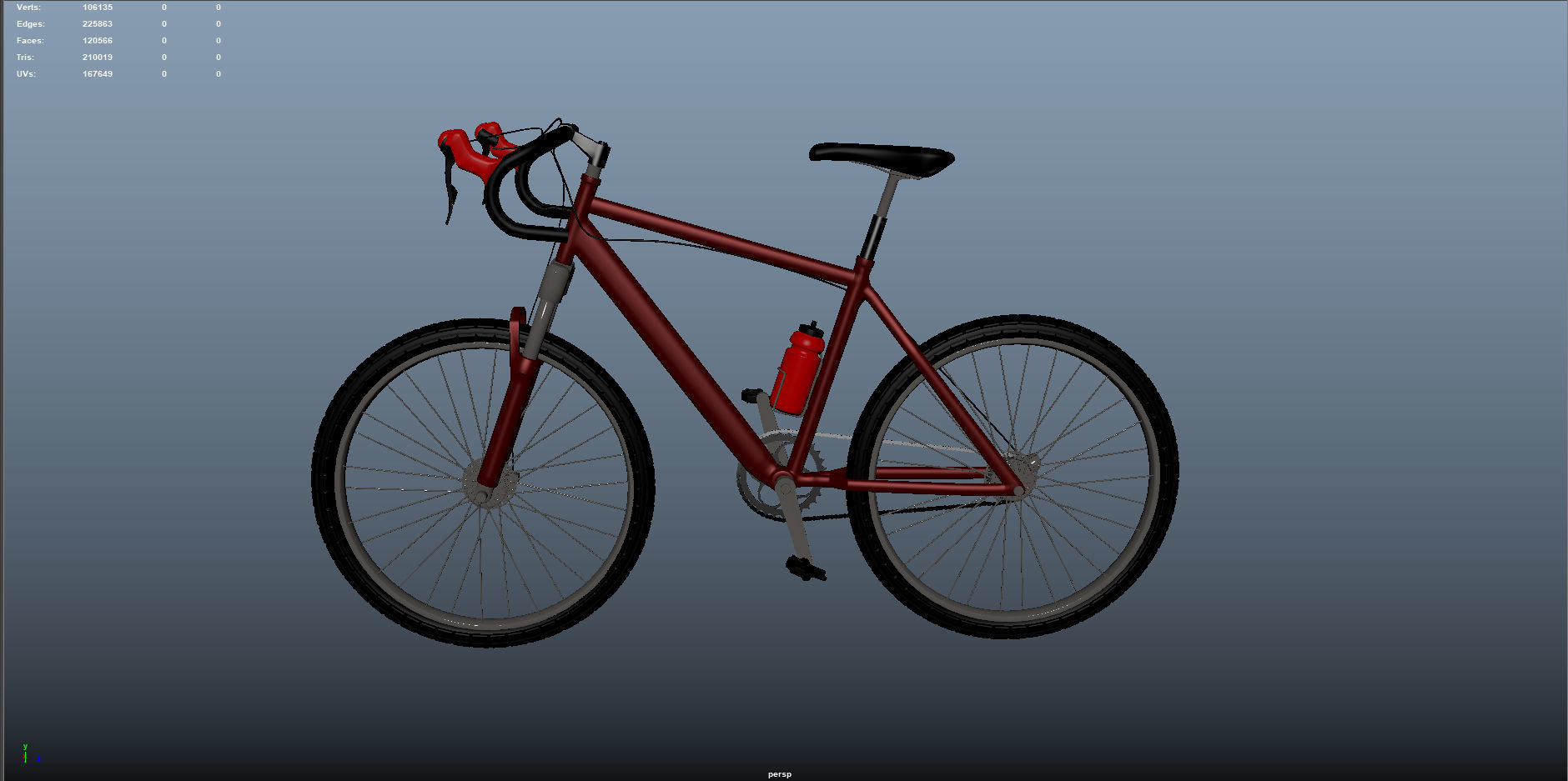 3D Bicycle Model 3D model_4