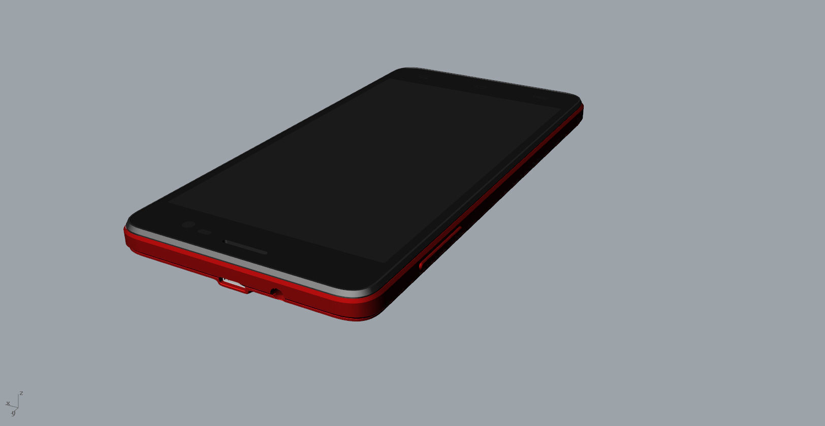 smart phone 3D model 3D print model_34
