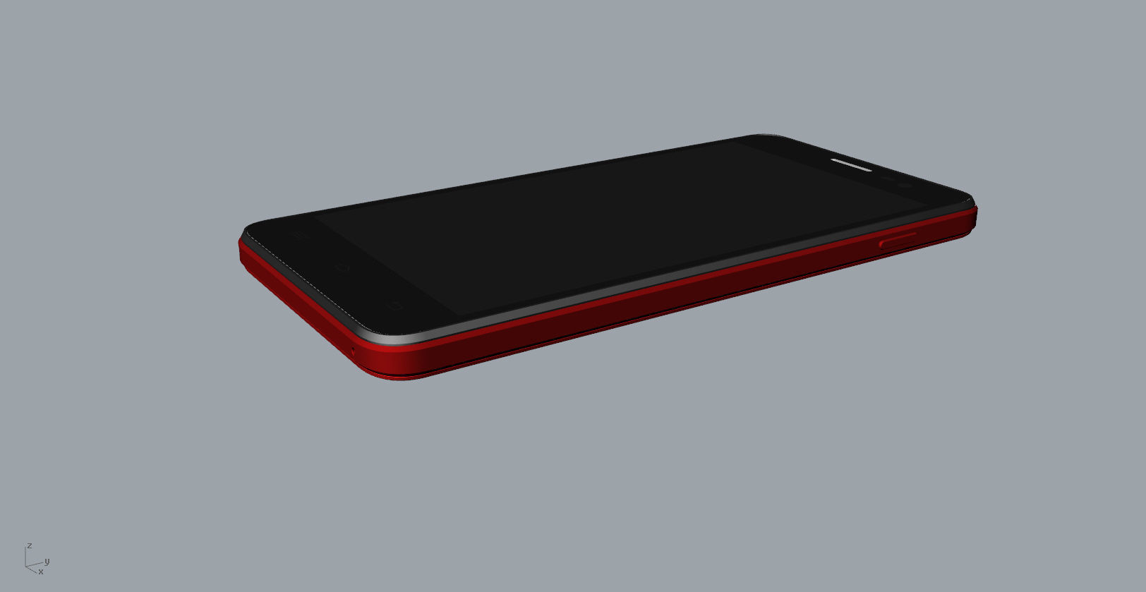 smart phone 3D model 3D print model_31