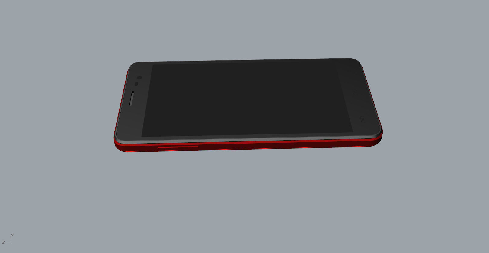 smart phone 3D model 3D print model_35