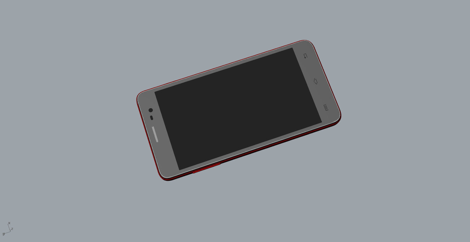 smart phone 3D model 3D print model_29