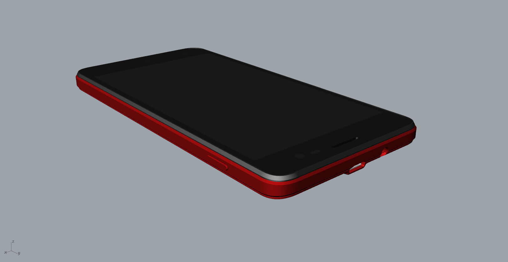 smart phone 3D model 3D print model_33