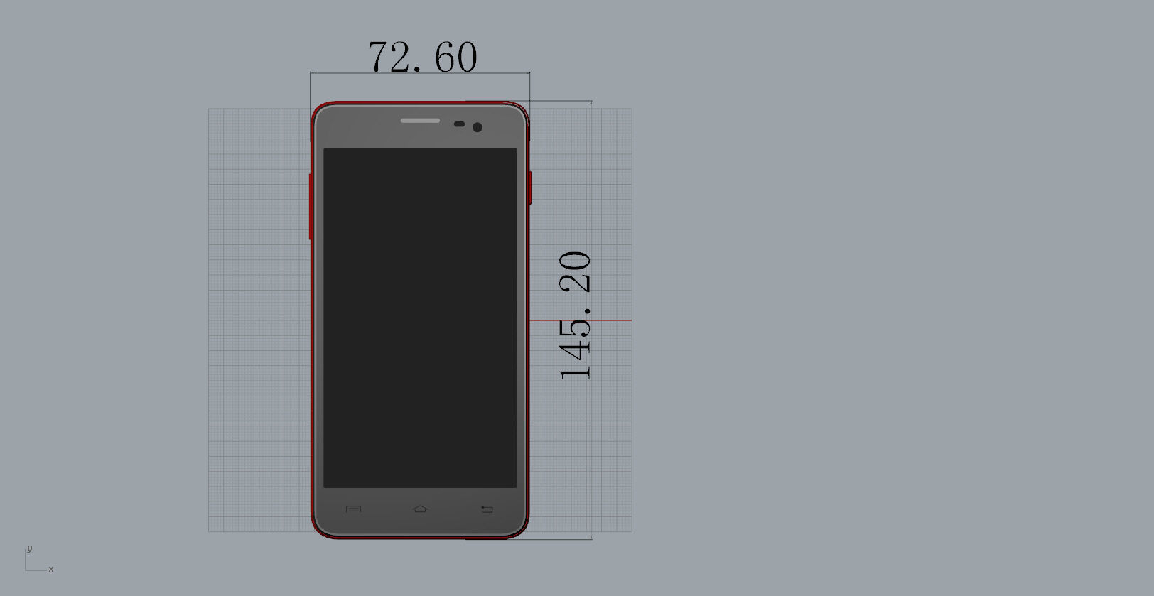 smart phone 3D model 3D print model_38