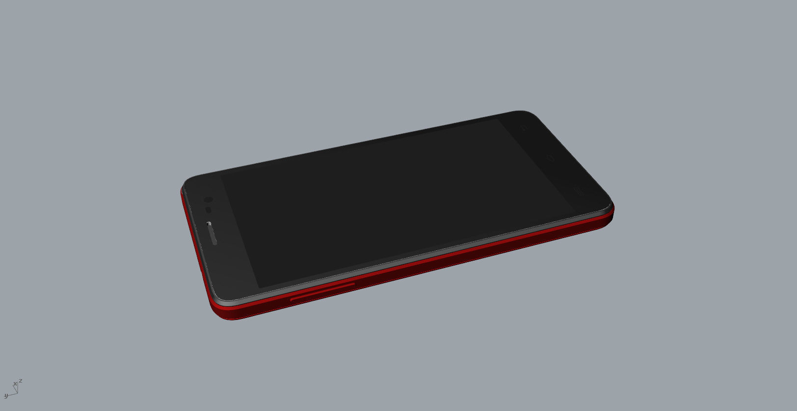 smart phone 3D model 3D print model_28