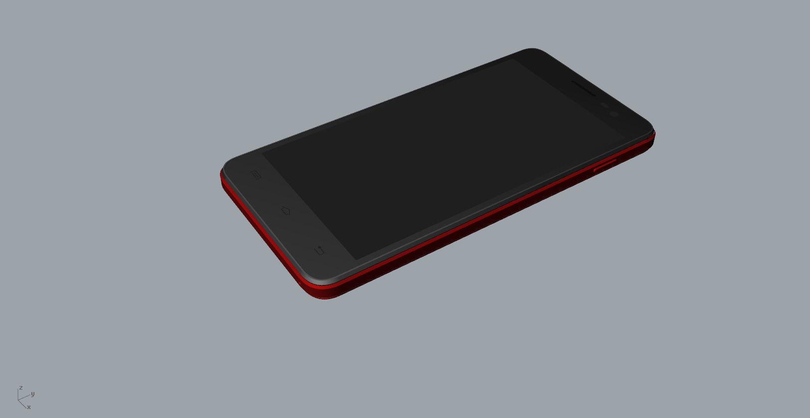 smart phone 3D model 3D print model_32
