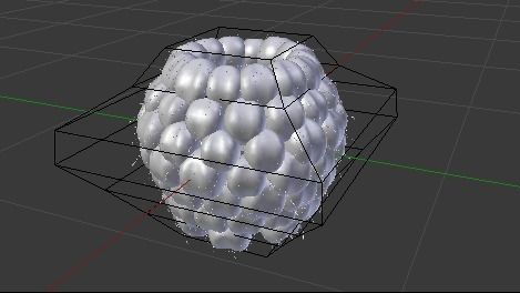 Raspberry Low-poly 3D model_2